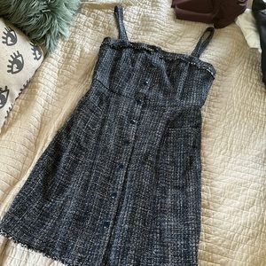 Banana Republic Button-Up Tweed Dress